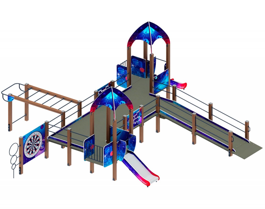Горка Лунная база-1 h=750 - вид 4