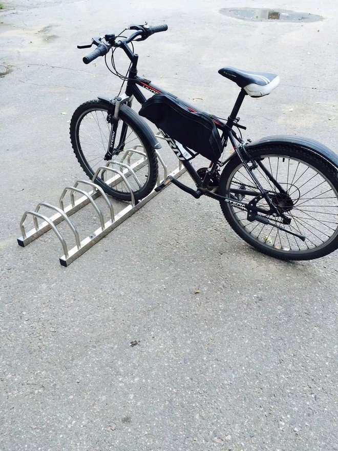 Велопарковка «Гранула» VP14A (Нержавеющая сталь) - вид 3